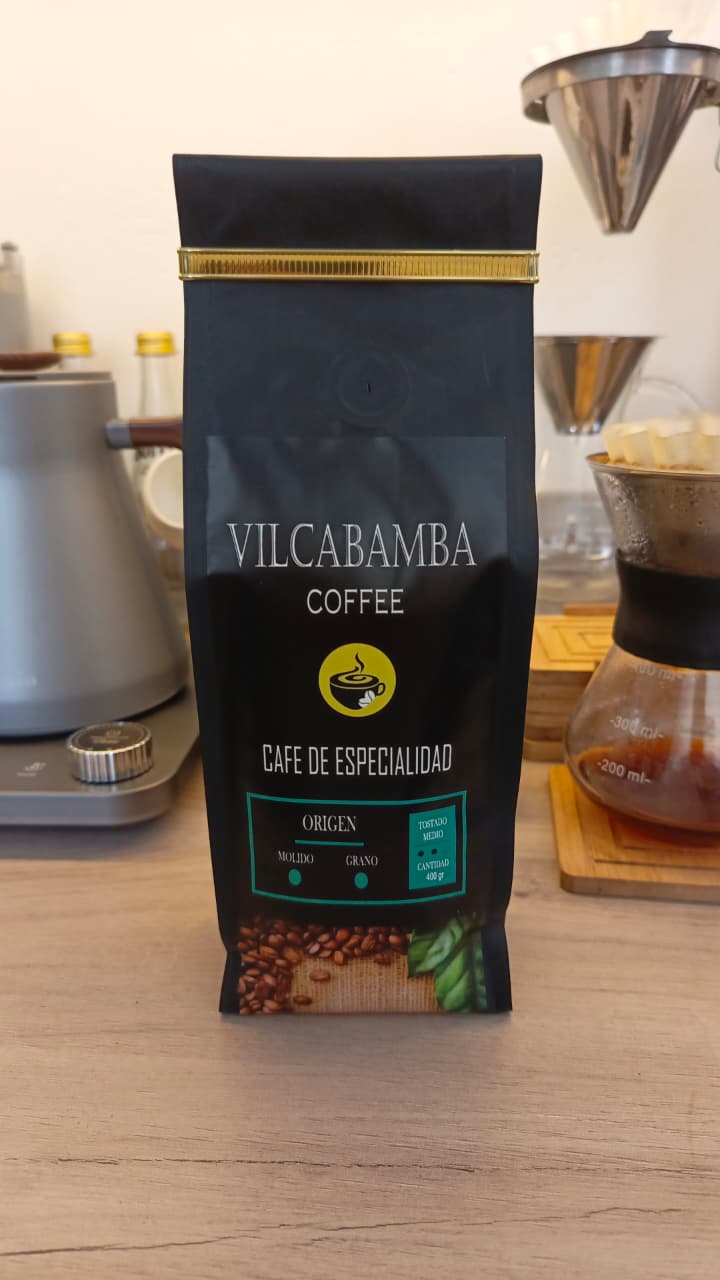 Frente de la presentación Café de Especialidad